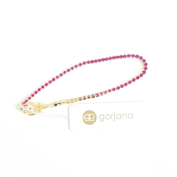 NWT Gorjana Lexi Bracelet in Fuschia - Picture 3 of 3